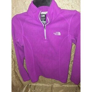 The North Face Women’s XS 1/4 Zip Fleece Pullover Magenta Pink Long Sleeve